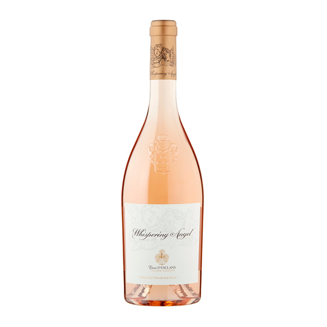 Image of a Whispering Angel Côtes de Provence Rosé wine bottle